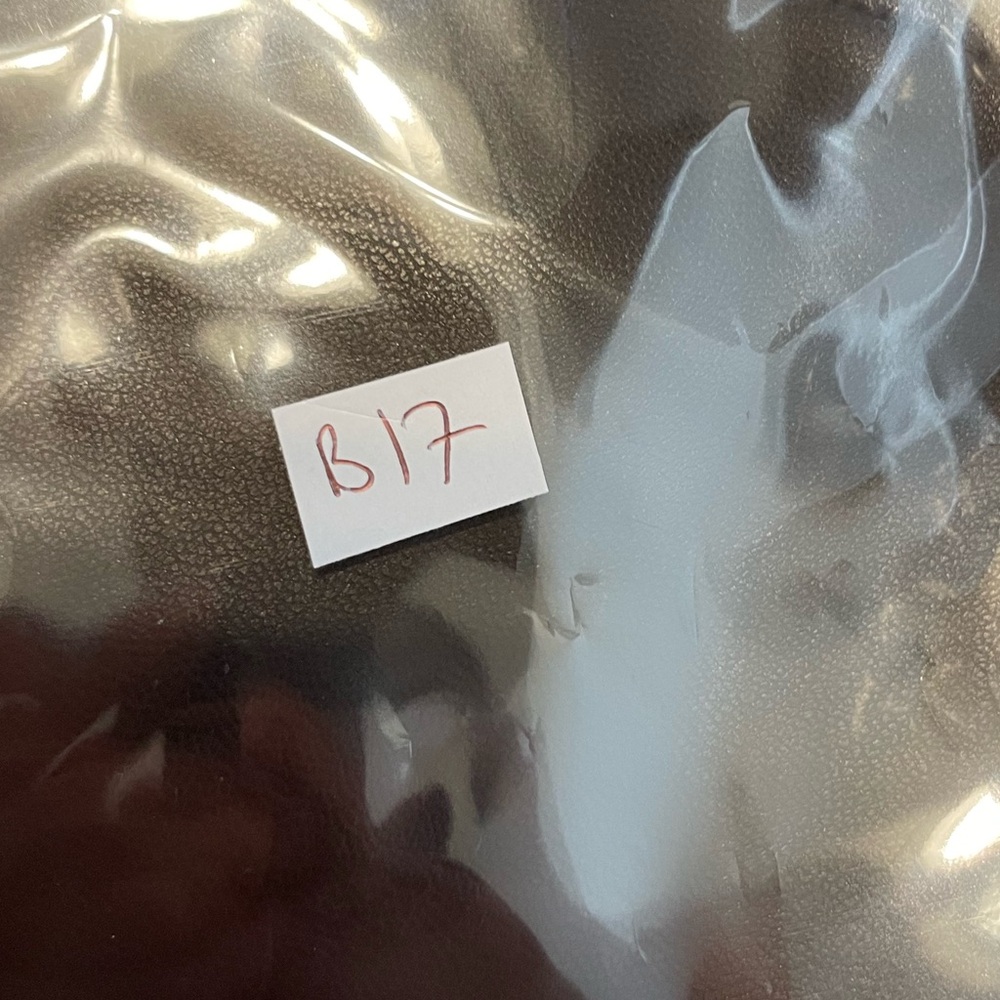 Abercrombie & Fitch Curve Love 28 6 Brown Vegan Leather Pants 90s Straight - Picture 11 of 11